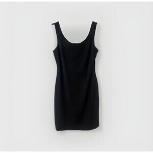 Womens Minimalist Scarlett Little Black Sleeveless Dress 8 cocktail career